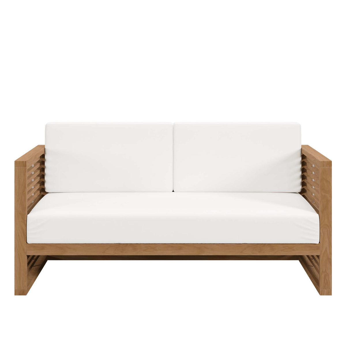 Carlsbad Teak Wood Outdoor Patio Loveseat by Modway