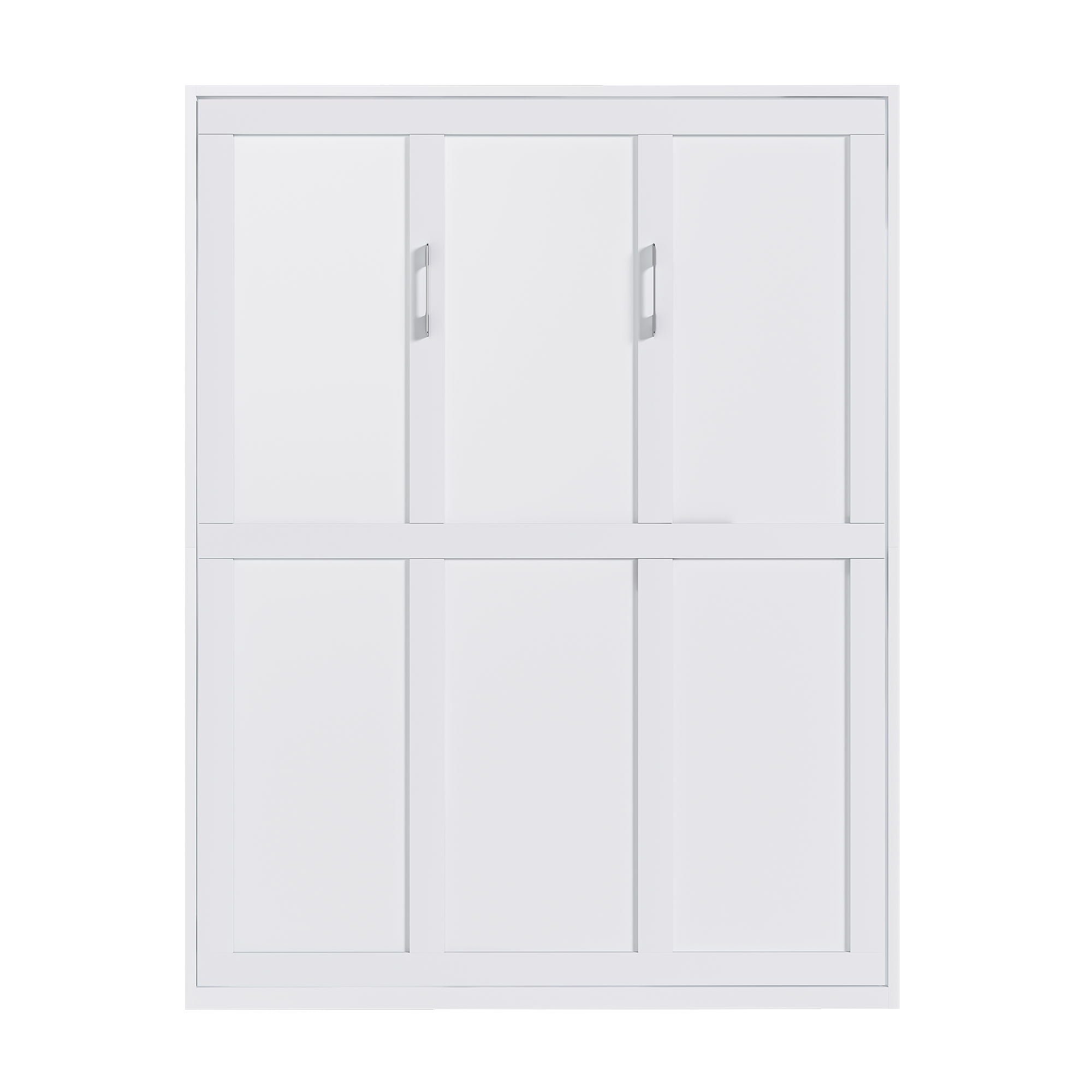 Queen Murphy Bed, Space Saving Design - White