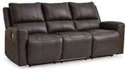 Signature Design by Ashley® Boxmere - Storm - Reclining Power Sofa | Meri Furniture