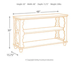 Alwyndale - Antique White / Brown - Console Sofa Table