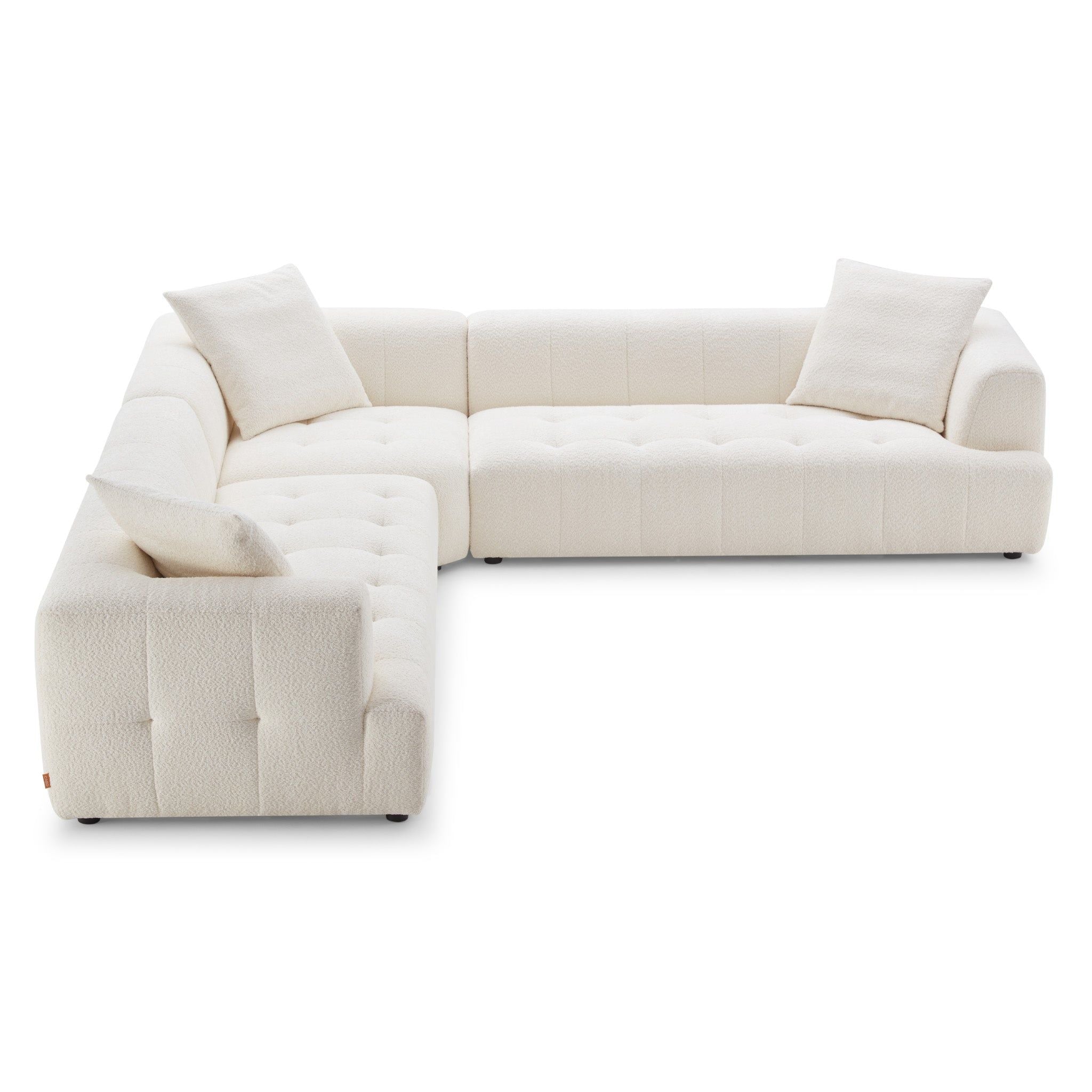 Ashcroft Furniture Kaynes Sectional Sofa - Thumbnail 4
