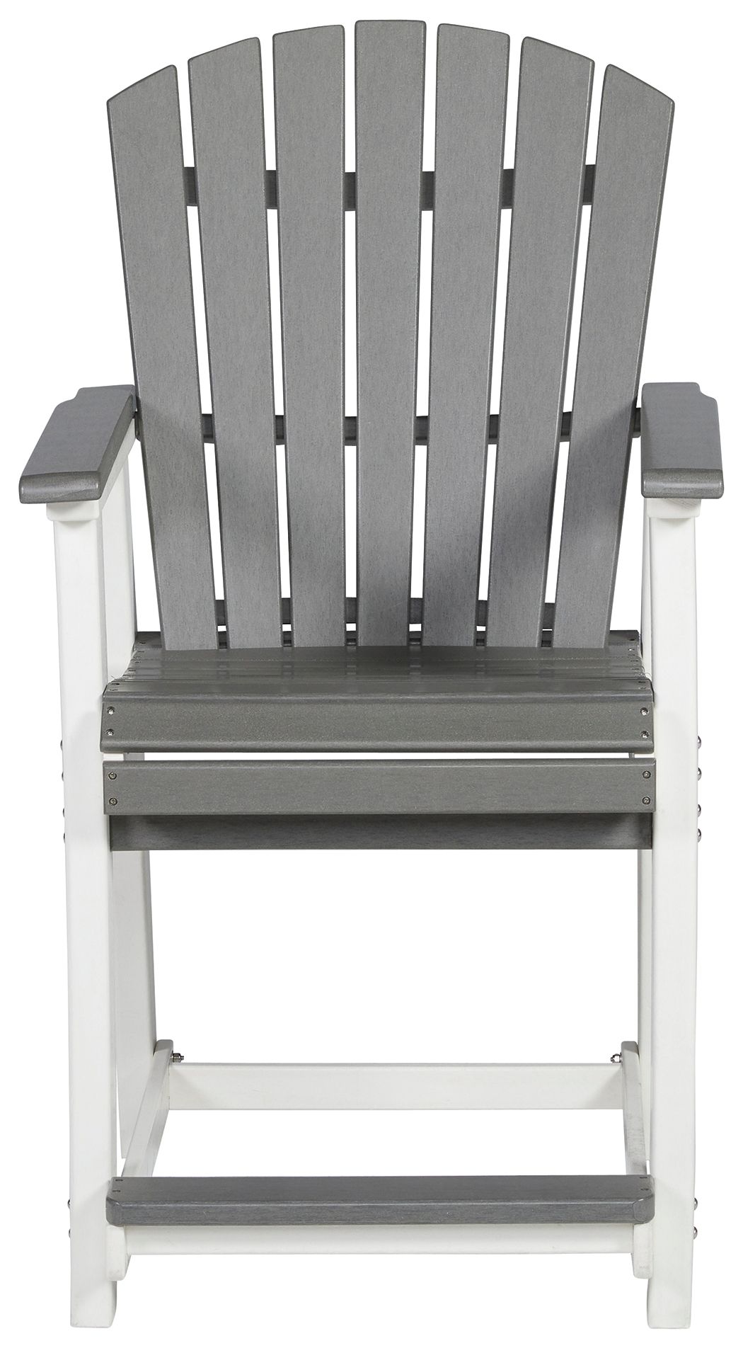 Signature Design by Ashley® Transville - Gray / White - Barstool (Set of 2) | Meri Furniture
