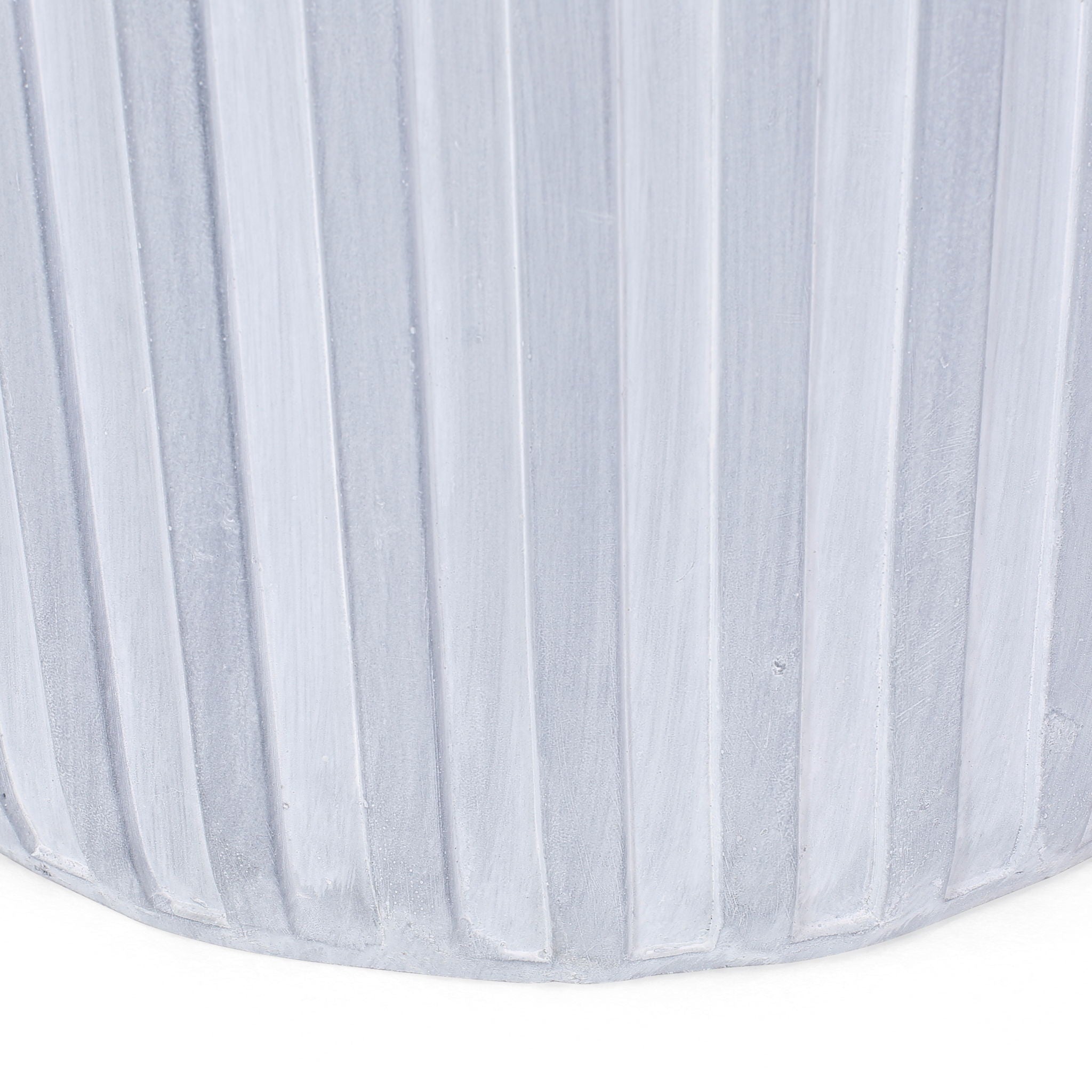 End Table, Outdoor - Light Blue