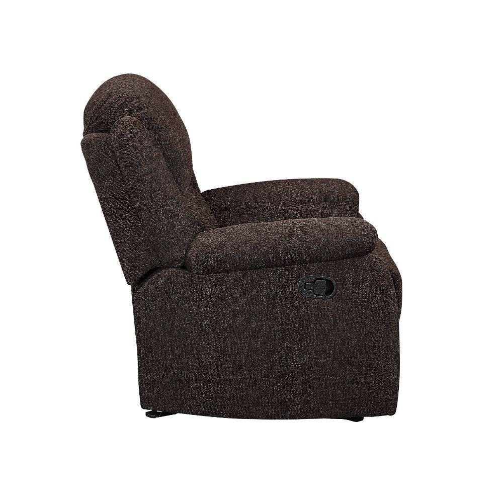 ACME Madden - Glider Recliner - Brown Chenille | Meri Furniture