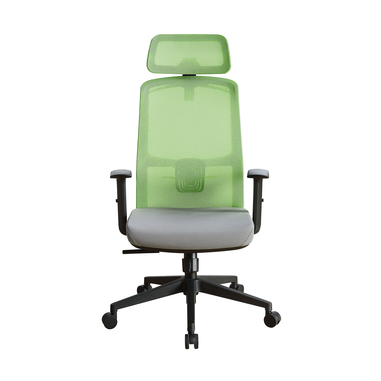 •KD, Office Chair•Seat: Swivel (360 Degrees), and Adjustable Height•Padded Seat Cushion•Back Cushion w/Breathable Mesh Material•5-Star Base w/Casters•Seat Cushion Thickness: 3"•Adjustable Headrest(3 Angels & 6 cm) & Armrest(8 cm)