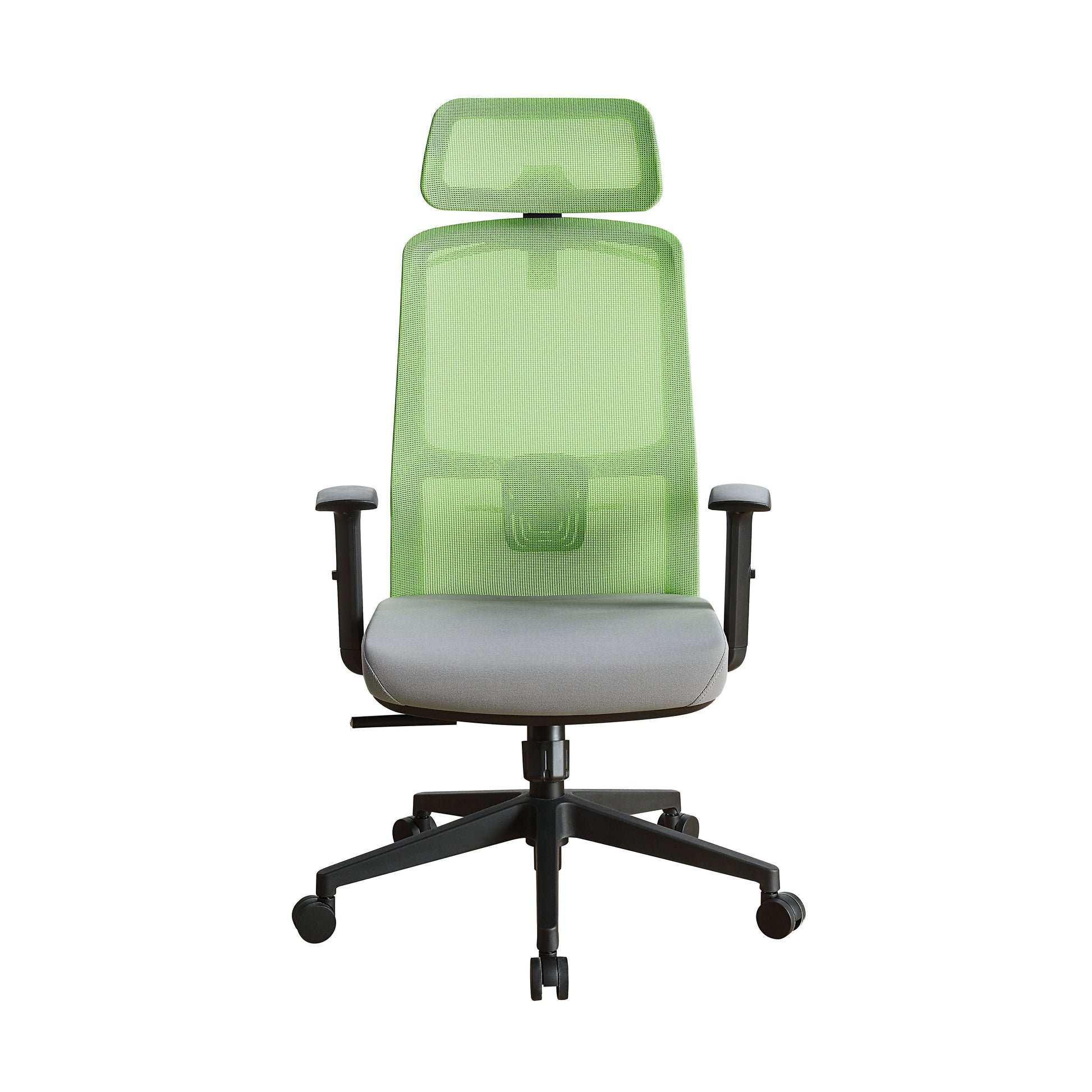 ACME •KD, Office Chair•Seat: Swivel (360 Degrees), and Adjustable Height•Padded Seat Cushion•Back Cushion w/Breathable Mesh Material•5-Star Base w/Casters•Seat Cushion Thickness: 3"•Adjustable Headrest(3 Angels & 6 cm) & Armrest(8 cm) | Meri Furniture