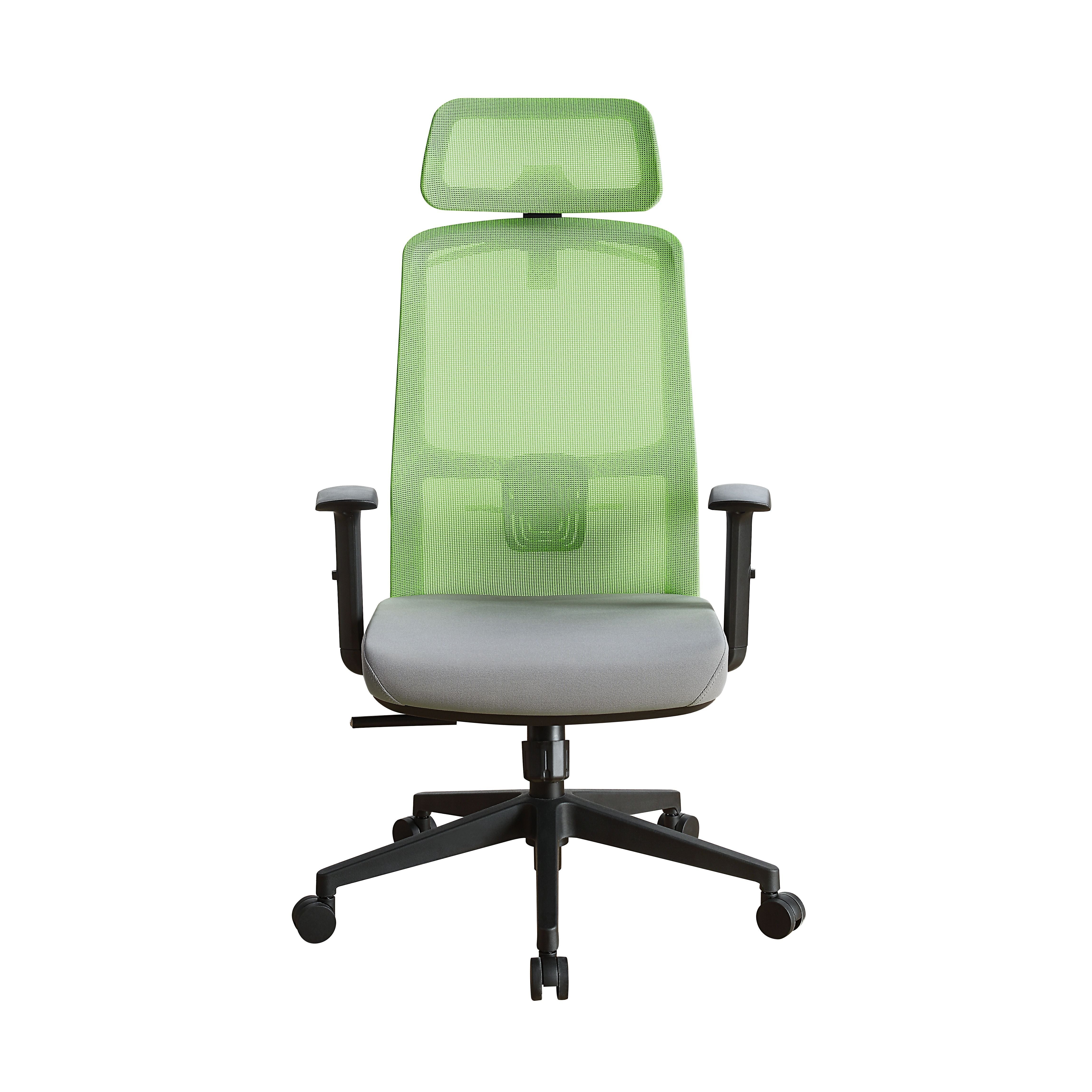 ACME •KD, Office Chair•Seat: Swivel (360 Degrees), and Adjustable Height•Padded Seat Cushion•Back Cushion w/Breathable Mesh Material•5-Star Base w/Casters•Seat Cushion Thickness: 3"•Adjustable Headrest(3 Angels & 6 cm) & Armrest(8 cm) | Meri Furniture