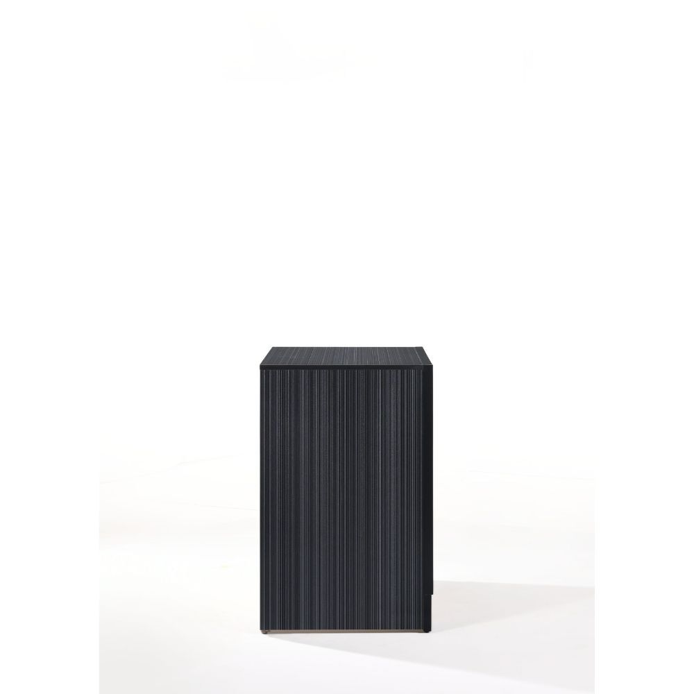 The Naima nightstand offers a sophisticated look, clean lines and contemporary style.