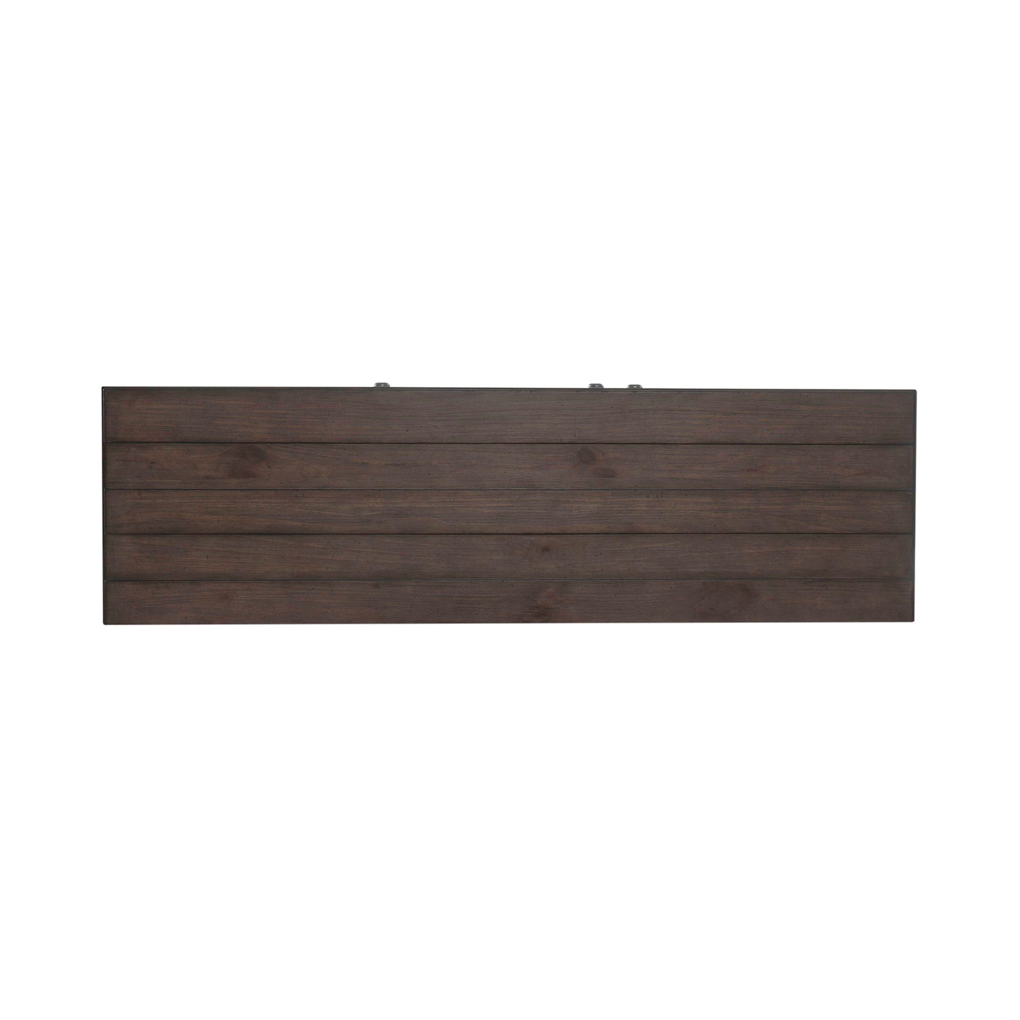 River Place - Accent Server - Riverstone White & Tobacco