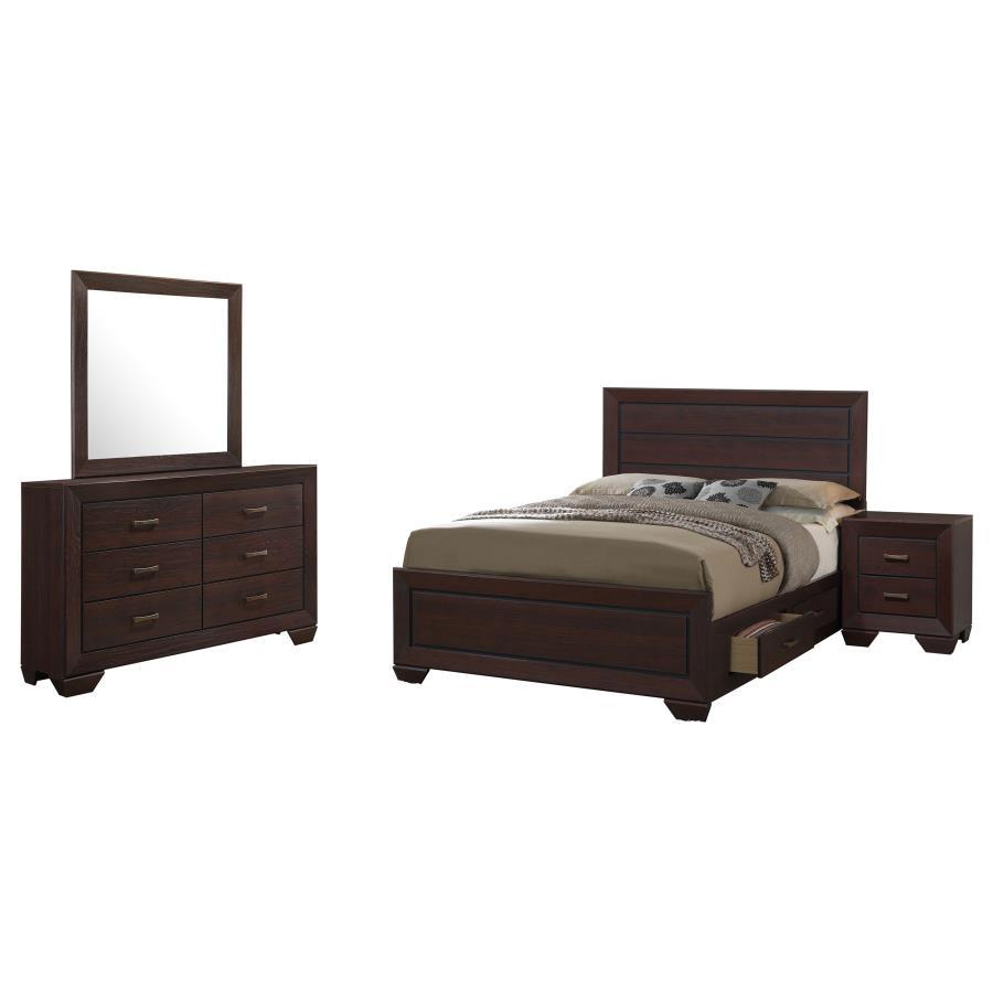 Coaster Fine Furniture Kauffman - Transitional Storage Bed Bedroom Set | Meri Furniture