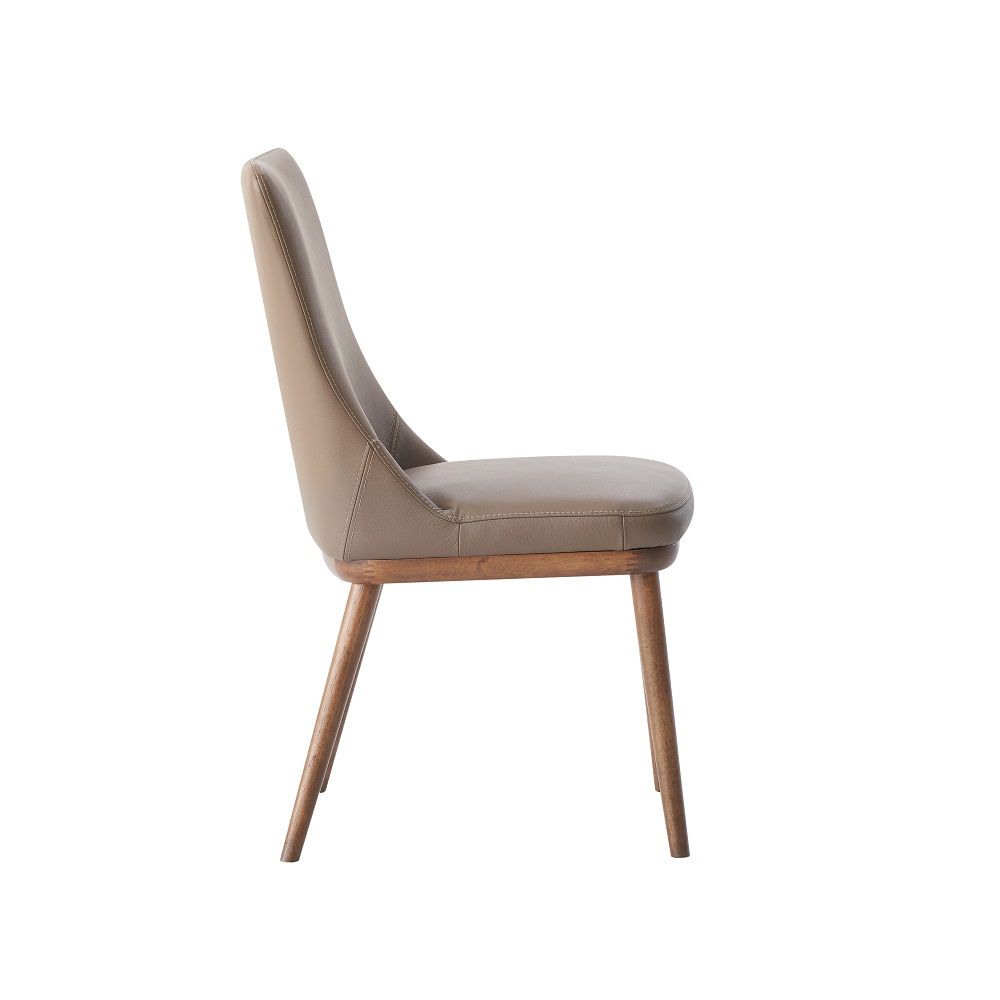 ACME Rashean - Side Chair (Set of 2) - Brown & Walnut | Meri Furniture