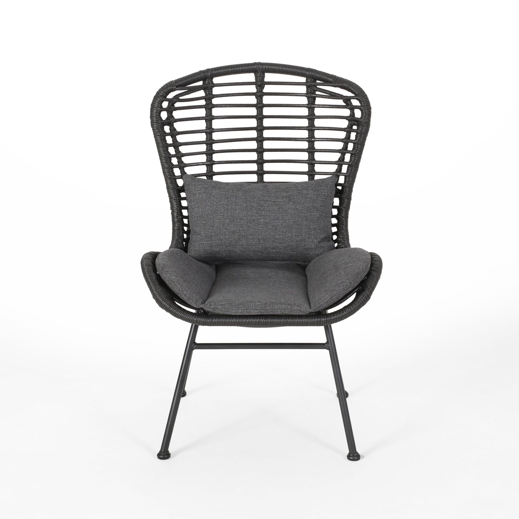 Calypso - Outdoor Chair With Water Resistance Cushion And Iron Frame