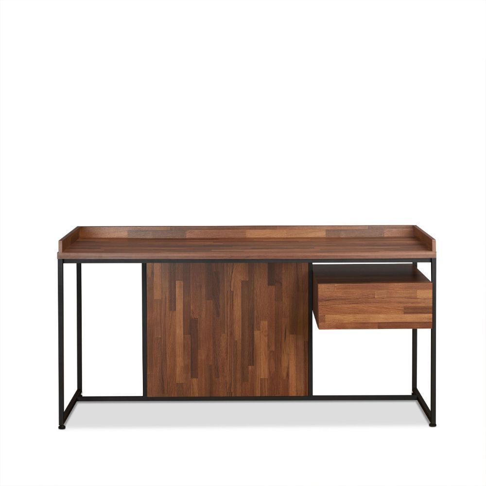 ACME Sara - Desk - Walnut & Sandy Black | Meri Furniture