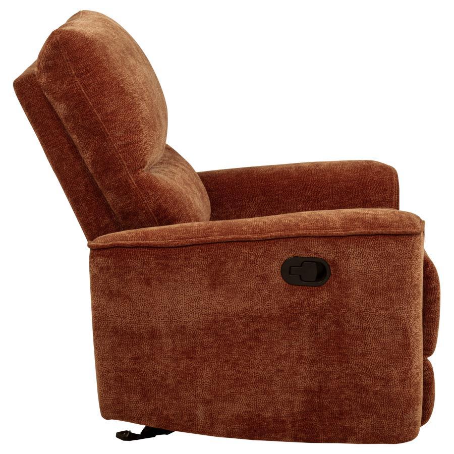 Navarro - Chenille Upholstered Glider Recliner