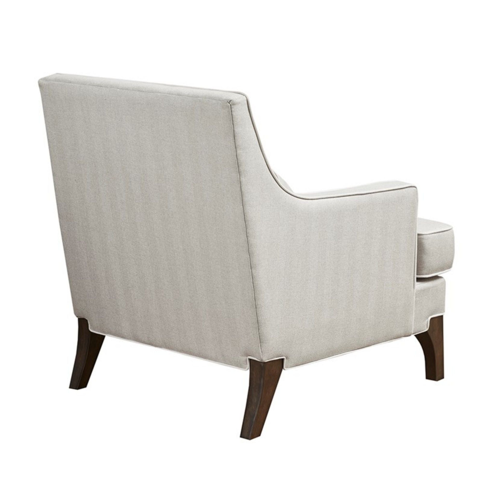 Refined - Arm Chair - Cream / Dark Brown