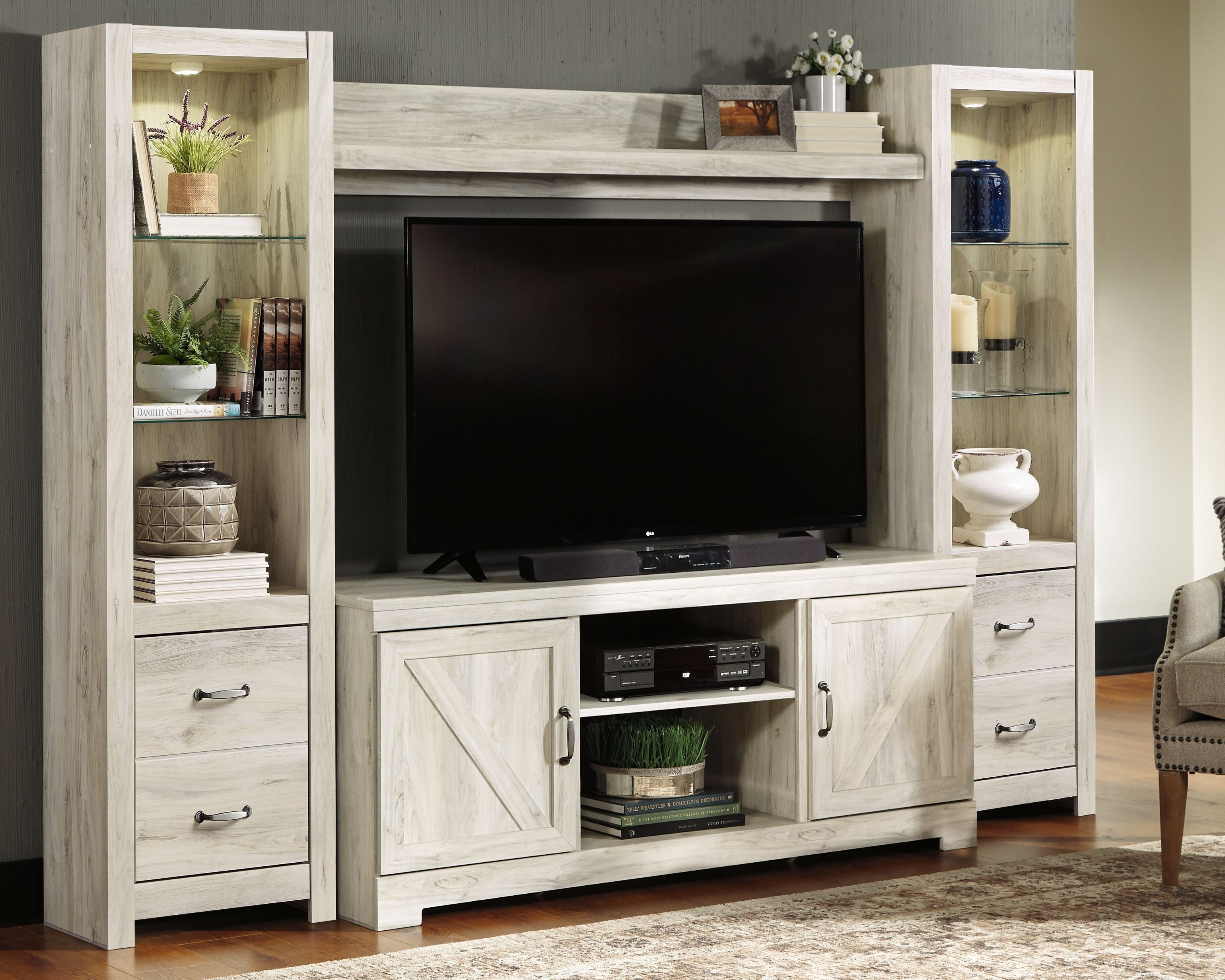 Signature Design by Ashley® Bellaby - Entertainment Center | Meri Furniture