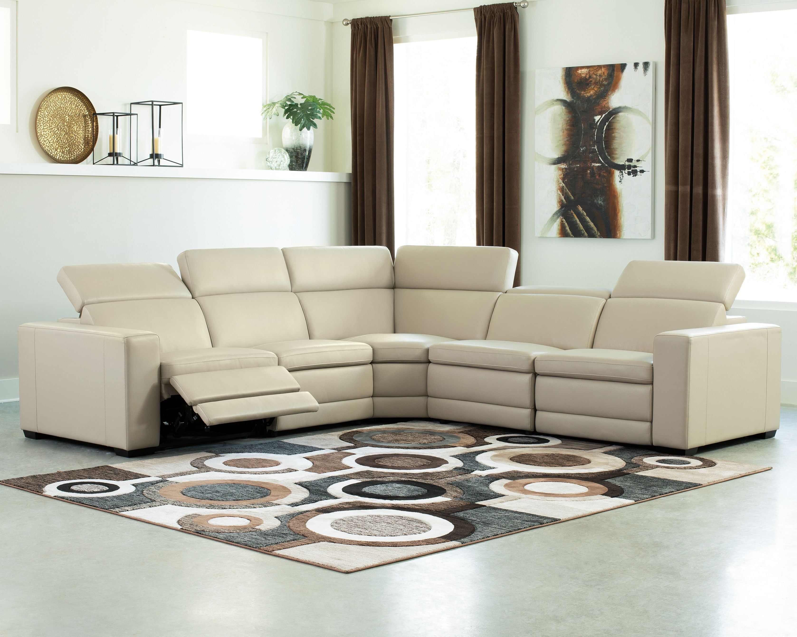Signature Design by Ashley® Texline - Power Reclining Sectional | Meri Furniture