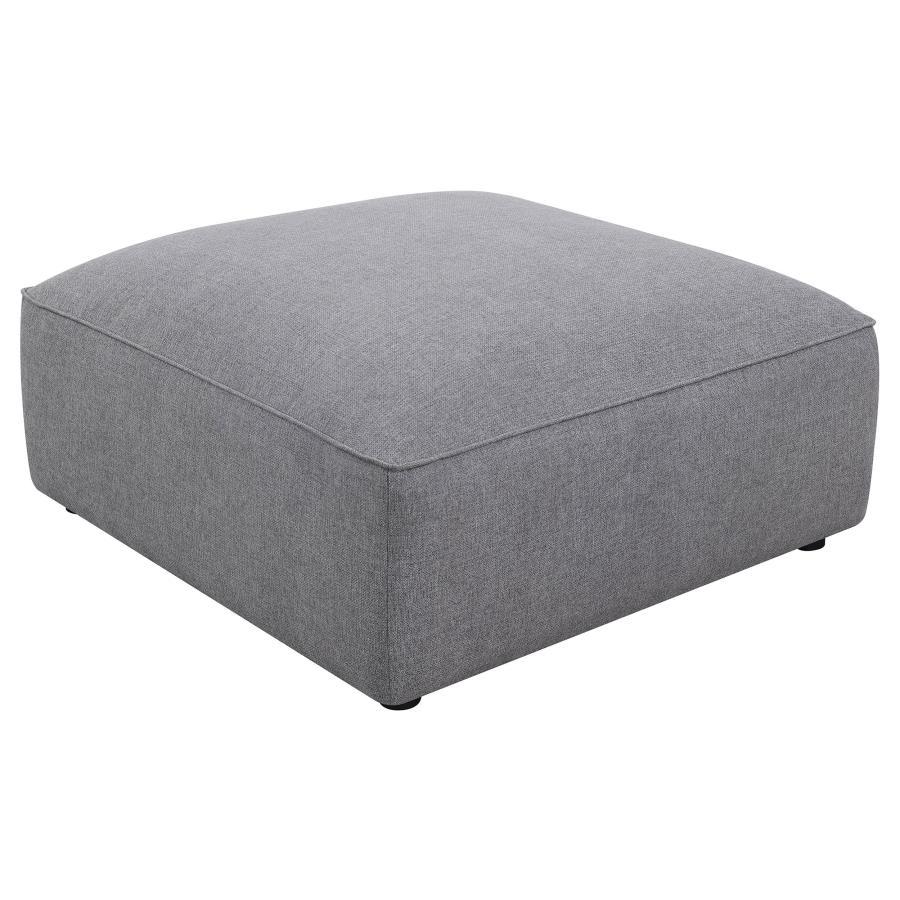 Coaster Fine Furniture Jennifer - Square Upholstered Ottoman | Meri Furniture