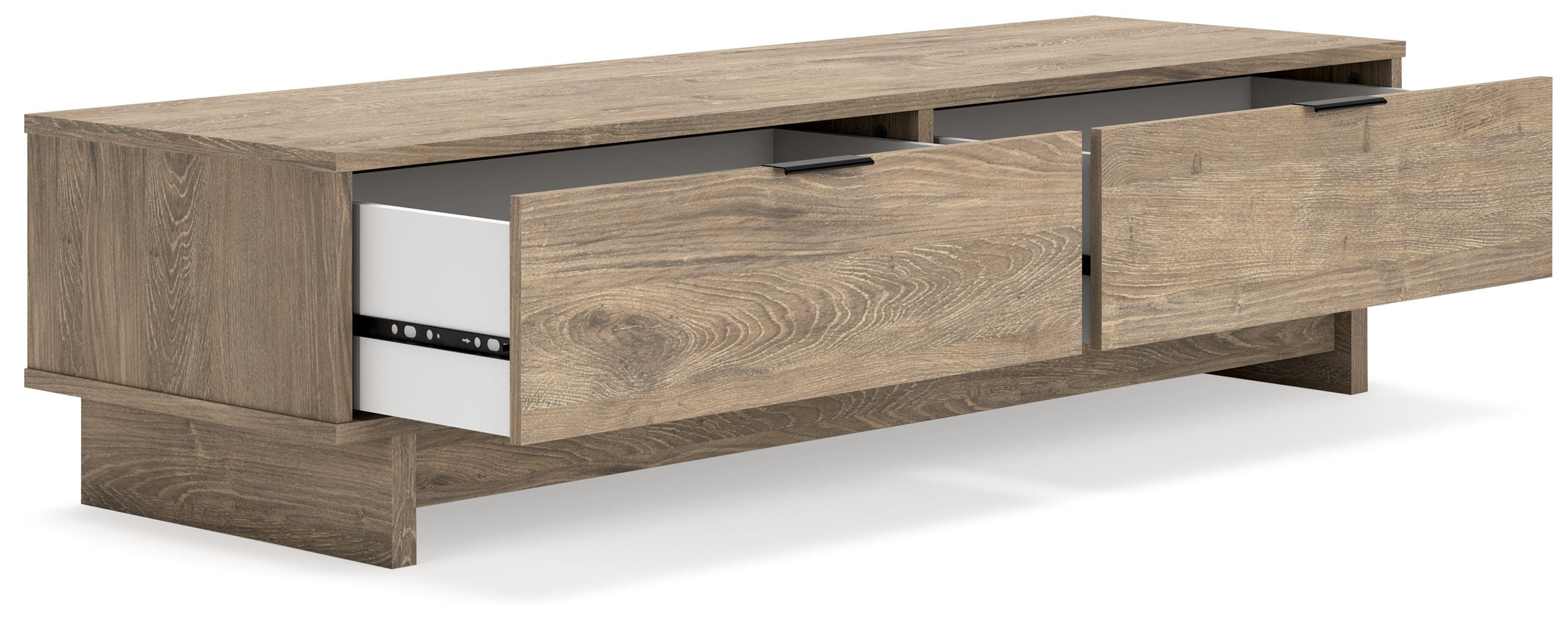 Ashley Furniture Oliah - Natural - Storage Bench | Meri Furniture