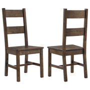Coleman - Dining Side Chair (Set of 2) - Rustic Golden Brown