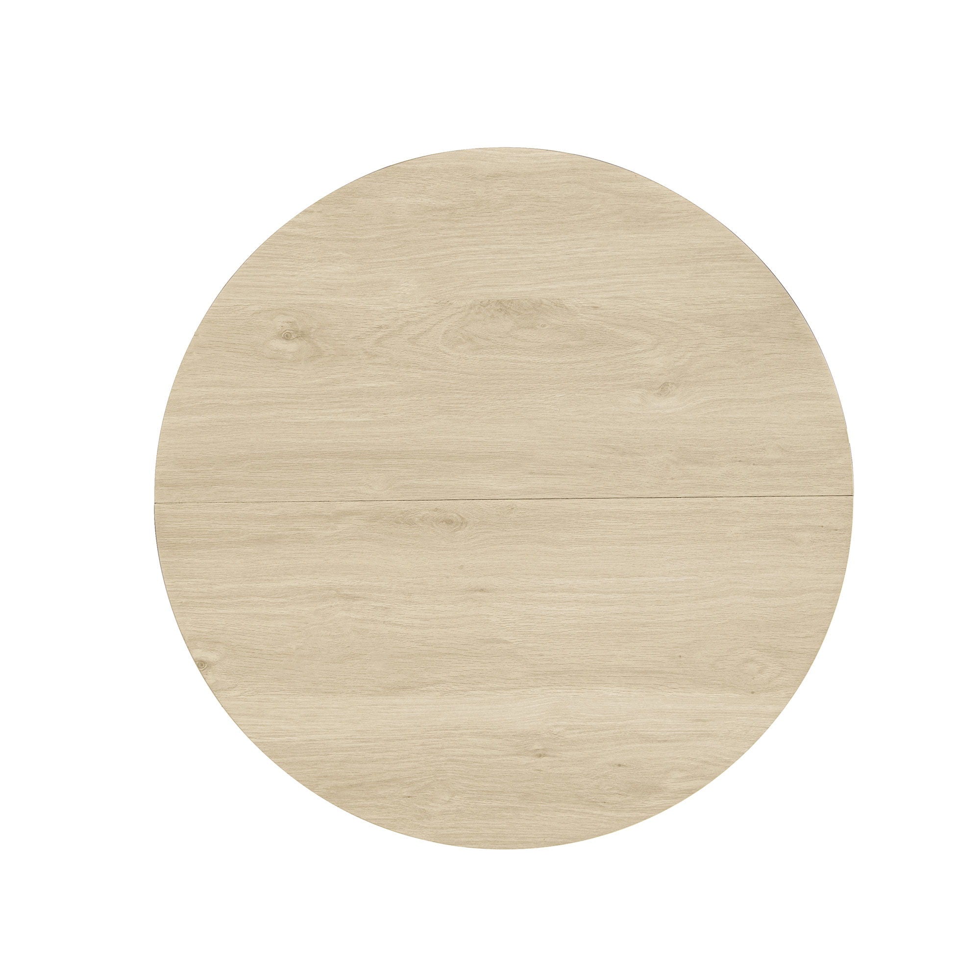 Coffee Table, Round Coffee Table, Modern Side Tables Accent End Table For Living Room, Apartment - Natural