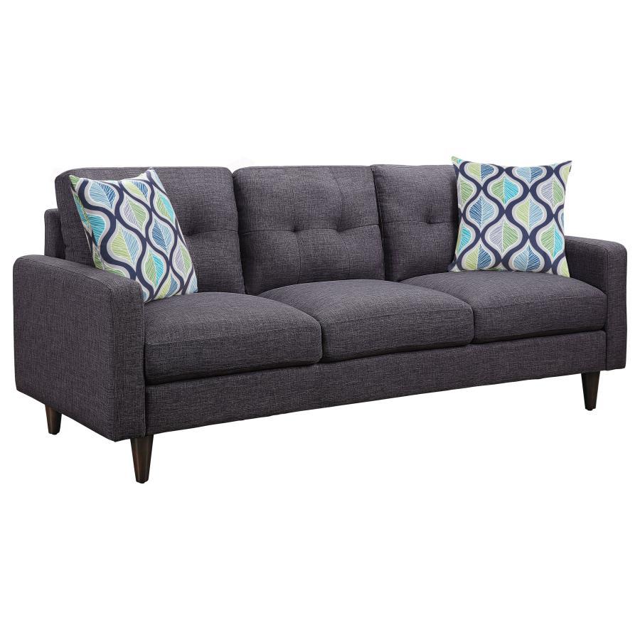 Coaster Fine Furniture Watsonville - Upholstered Track Arm Sofa Set | Meri Furniture