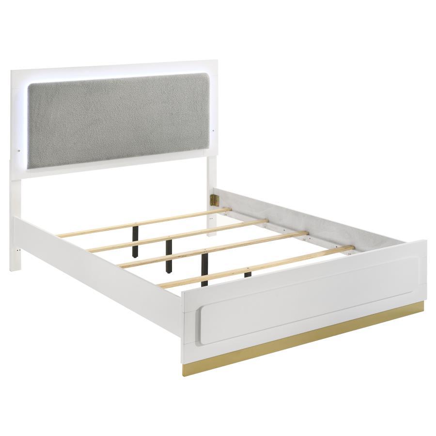 Coaster Fine Furniture Caraway - Wood LED Panel Bed | Meri Furniture
