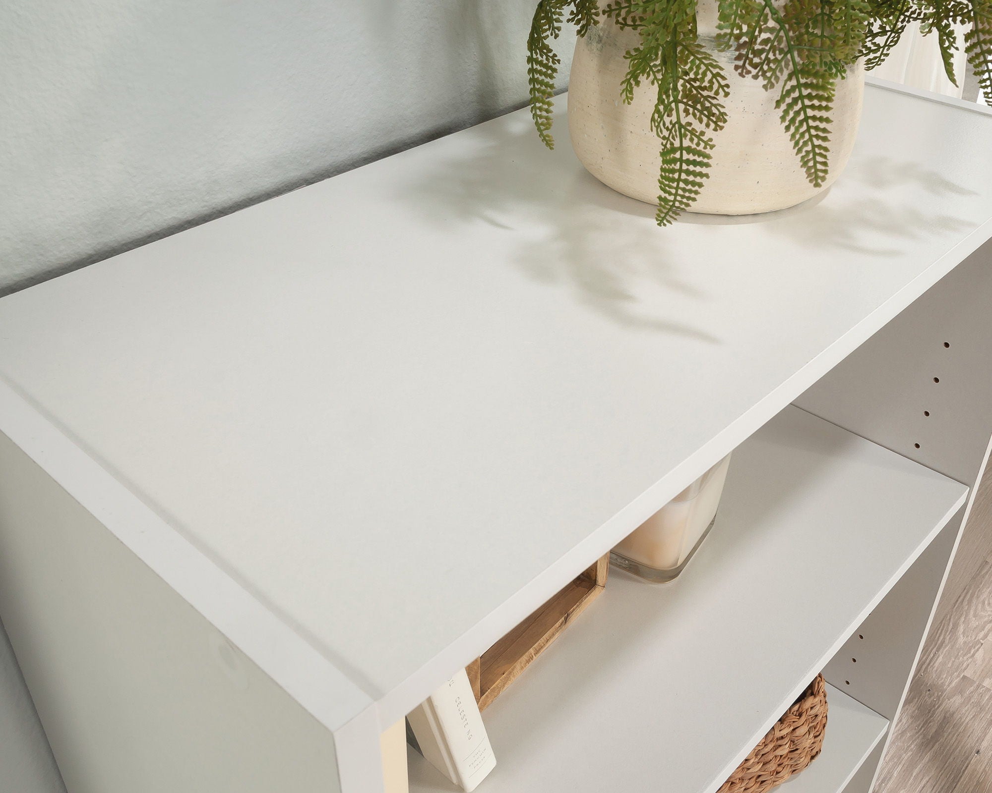 3-Shelf Bookcase Soft White