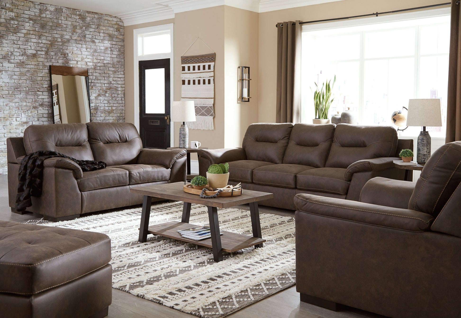 Signature Design by Ashley® Maderla - Living Room Set | Meri Furniture
