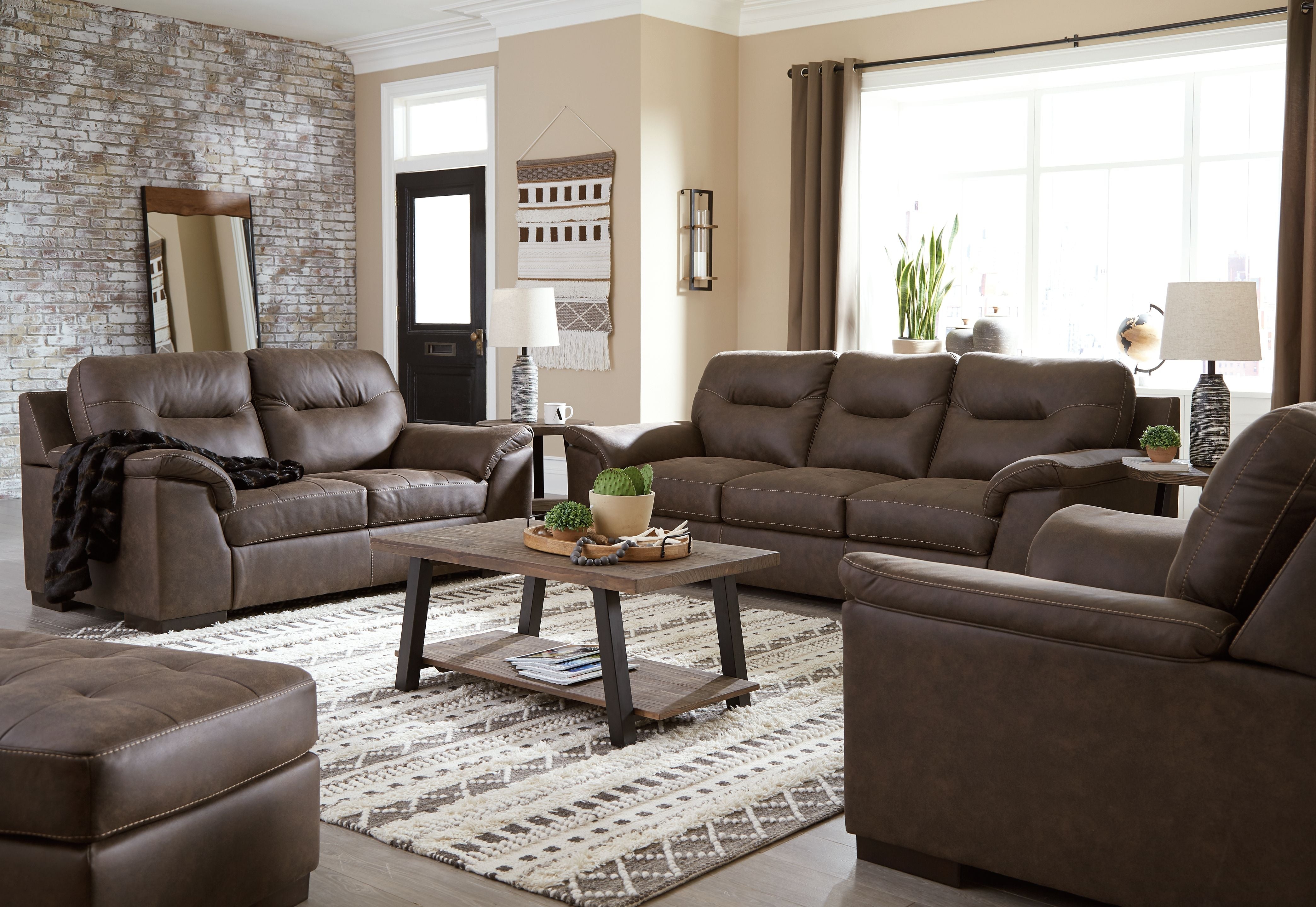 Signature Design by Ashley® Maderla - Living Room Set | Meri Furniture