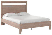 Signature Design by Ashley® Flannia - Panel Platform Bed | Meri Furniture