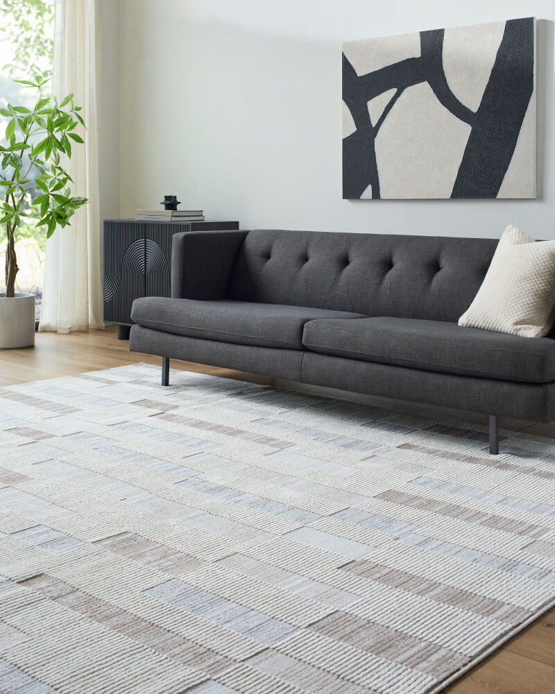 Siyah Machine Woven Rug
