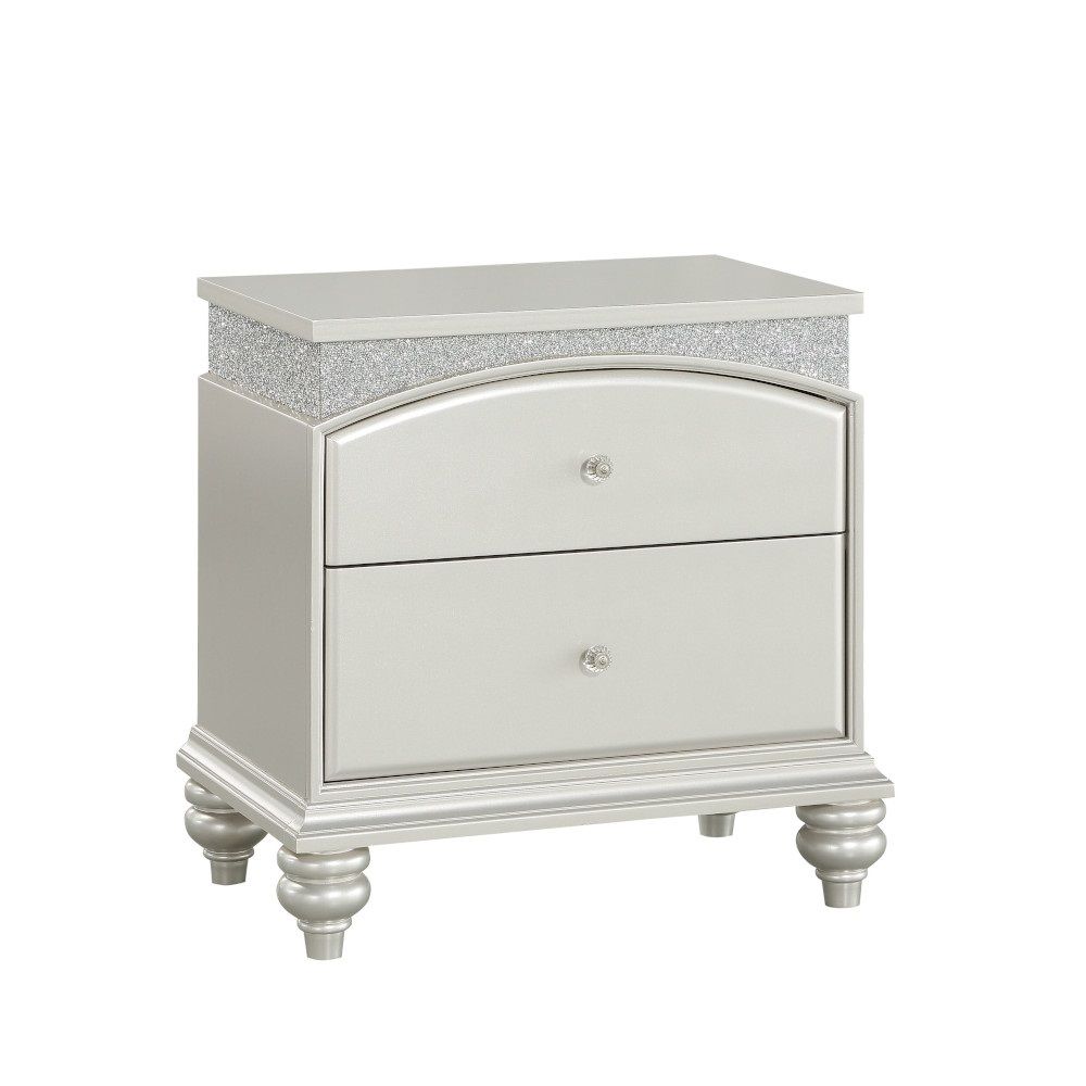 ACME Maverick - Nightstand - Platinum | Meri Furniture