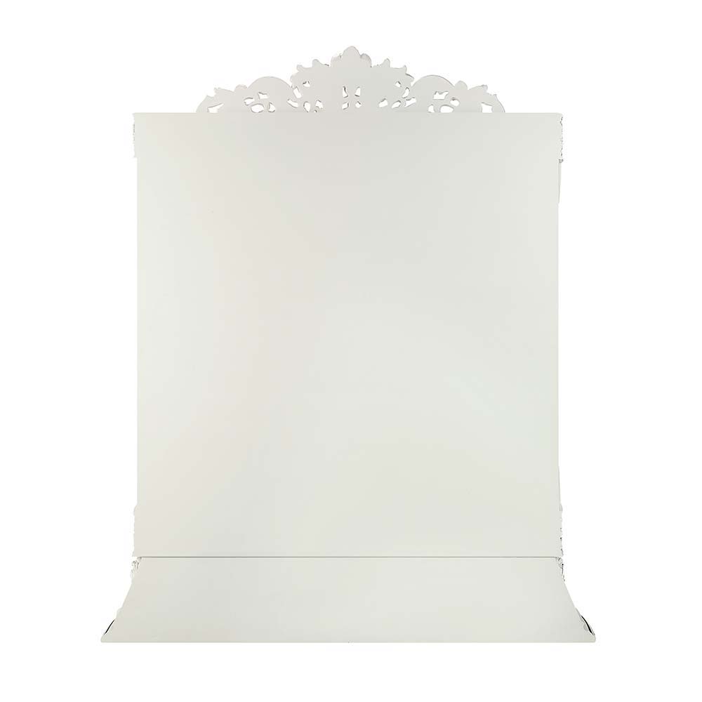 ACME Adara - Curio - Antique White Finish | Meri Furniture