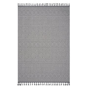 Guros - 6' X 9' Geometric Indoor / Outdoor Area Rug - White