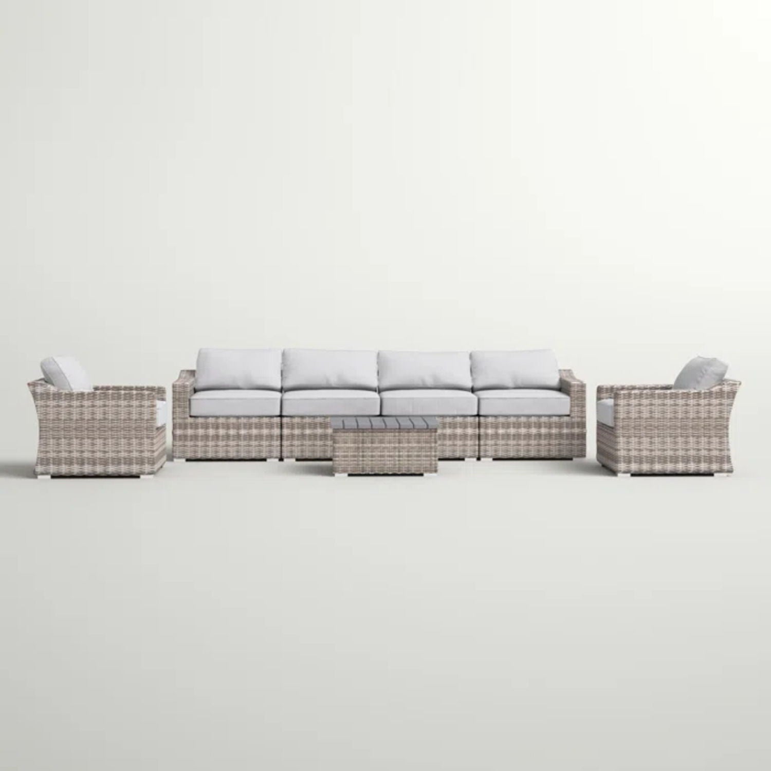 Stylish Sofa Seating Group With Cushions Perfect For Outdoor Gatherings