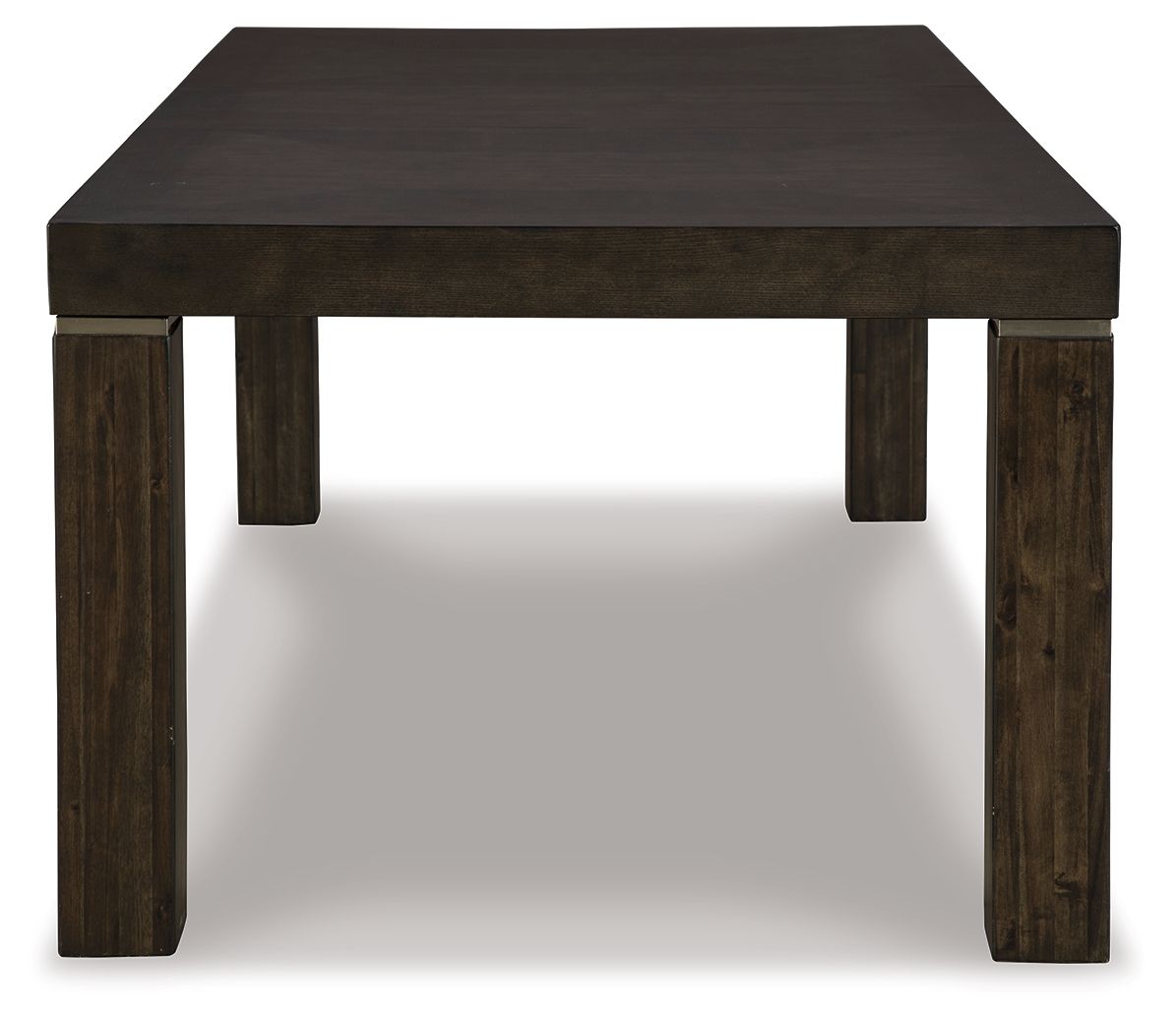 Signature Design by Ashley® Hyndell - Dark Brown - Rectangular Dining Room Extension Table | Meri Furniture