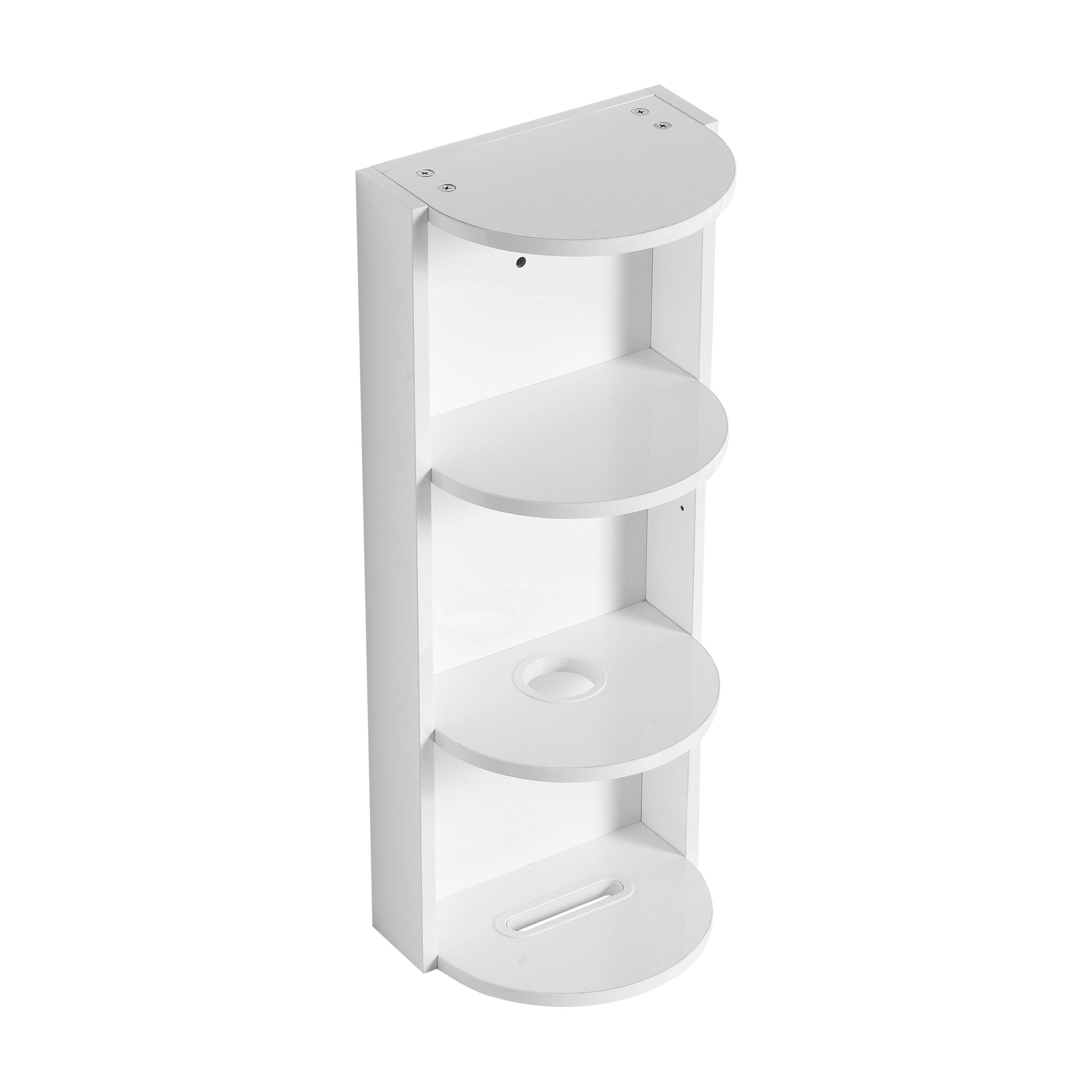 Bathroom Wall Mounted Storage Rack With Float Mounting Design