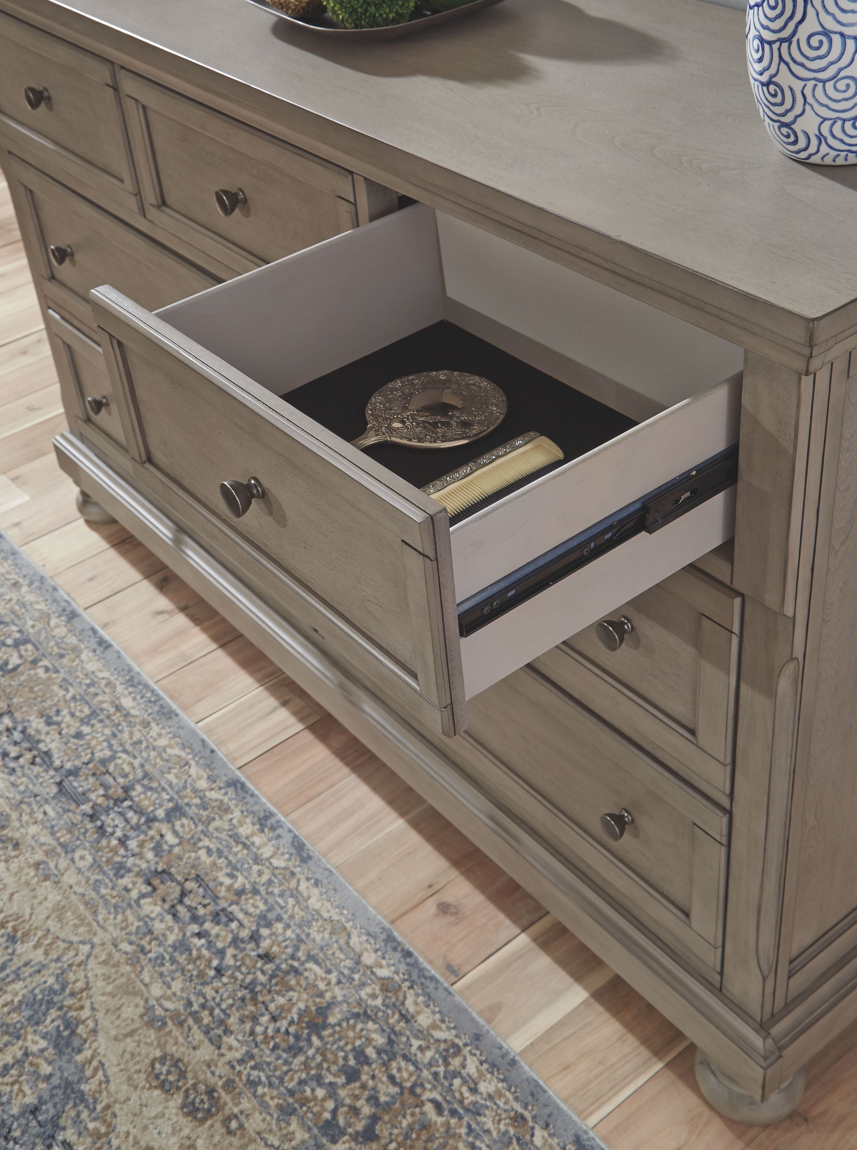 Ashley Furniture Lettner - Dresser, Mirror | Meri Furniture
