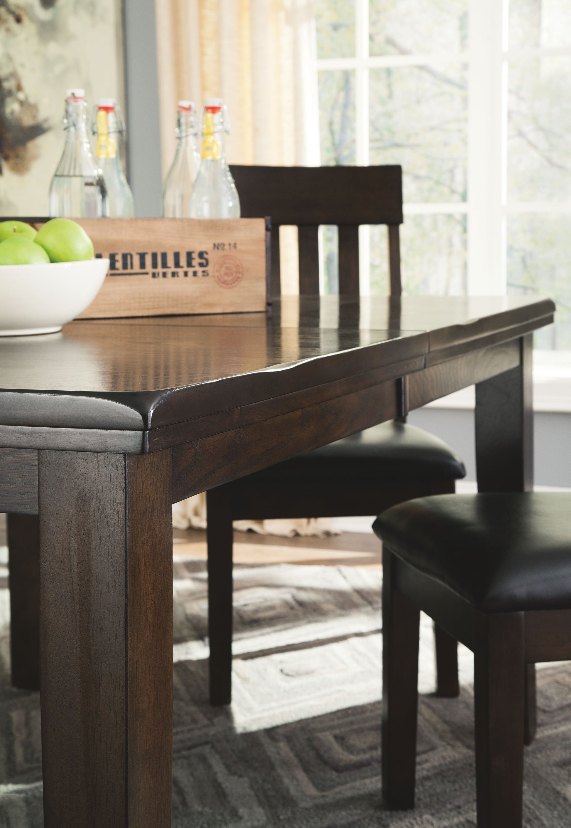 Signature Design by Ashley® Haddigan - Dining Table With Side Chairs | Meri Furniture