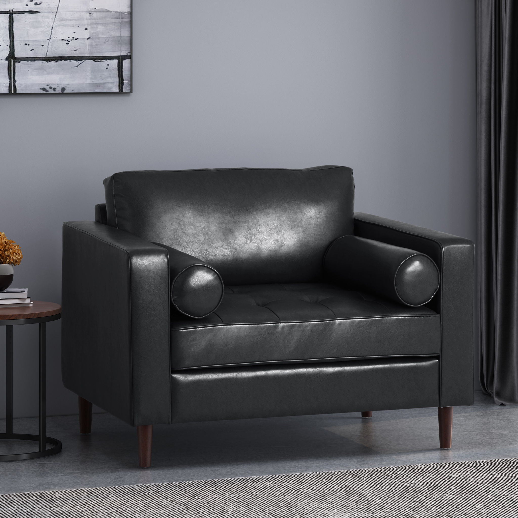 Sophisticated Club Chair With Relaxing Comfor