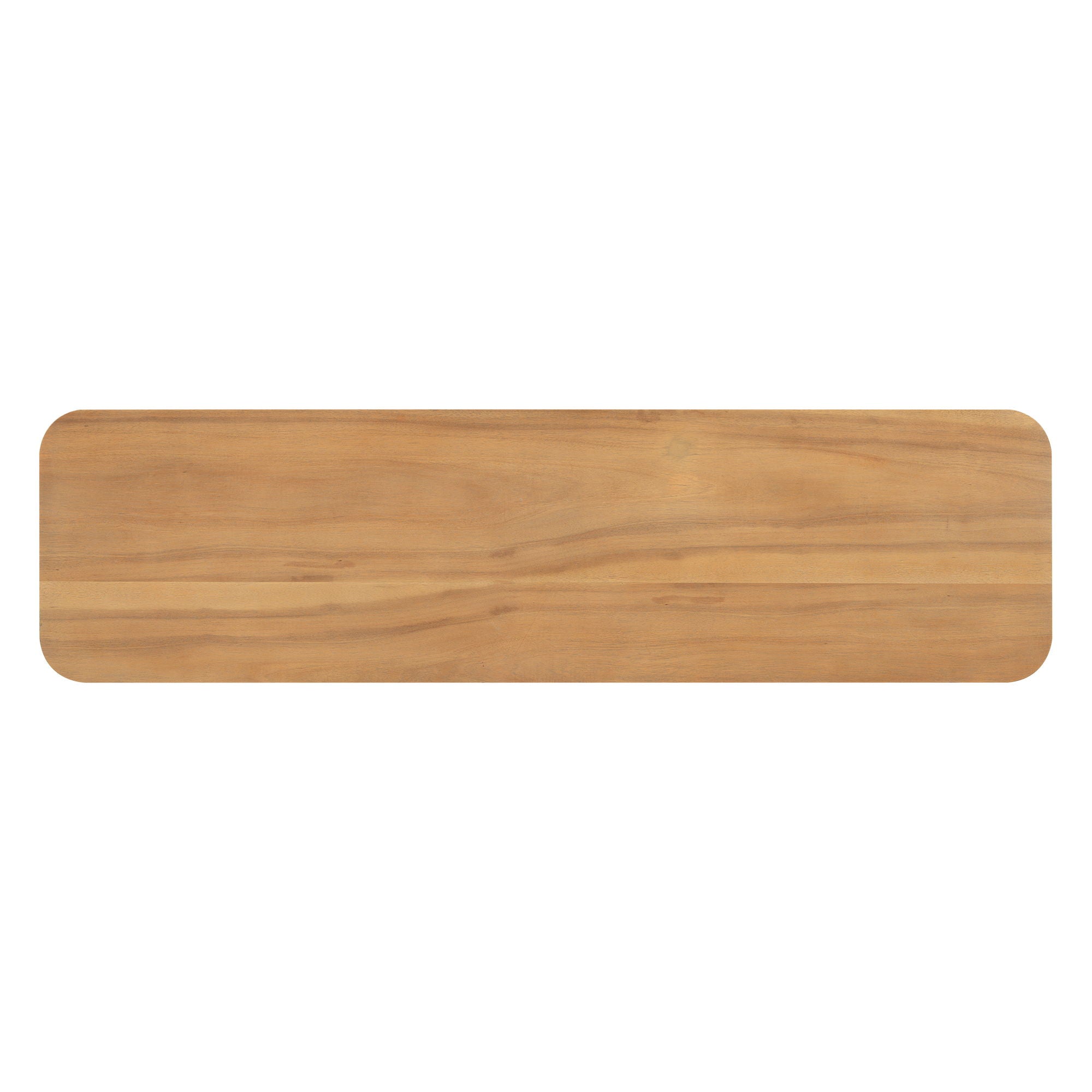 Console Table With Curved Corners And U Base Design