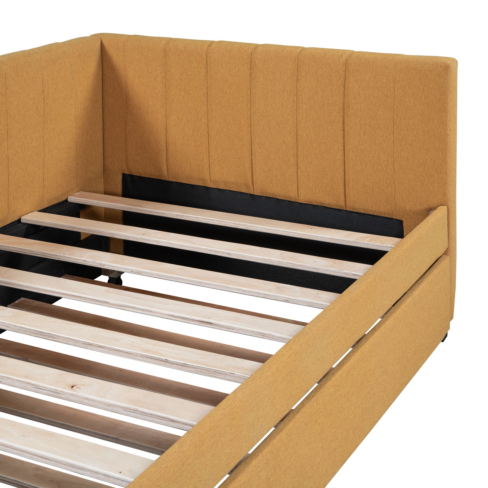 Upholstered Daybed, Sofa Bed Frame, No Box Spring Needed