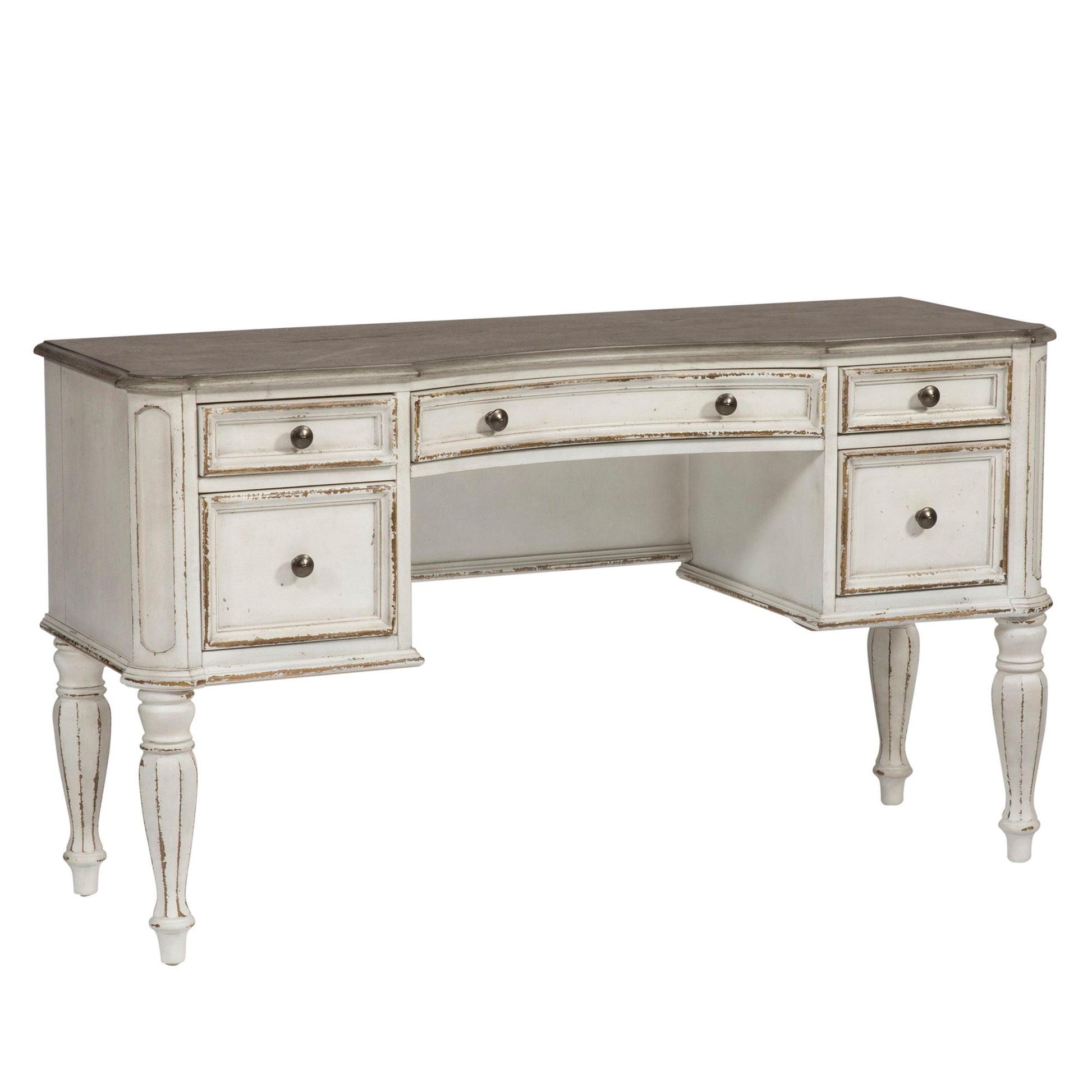 Liberty Furniture Magnolia Manor - Vanity Desk - White | Meri Furniture