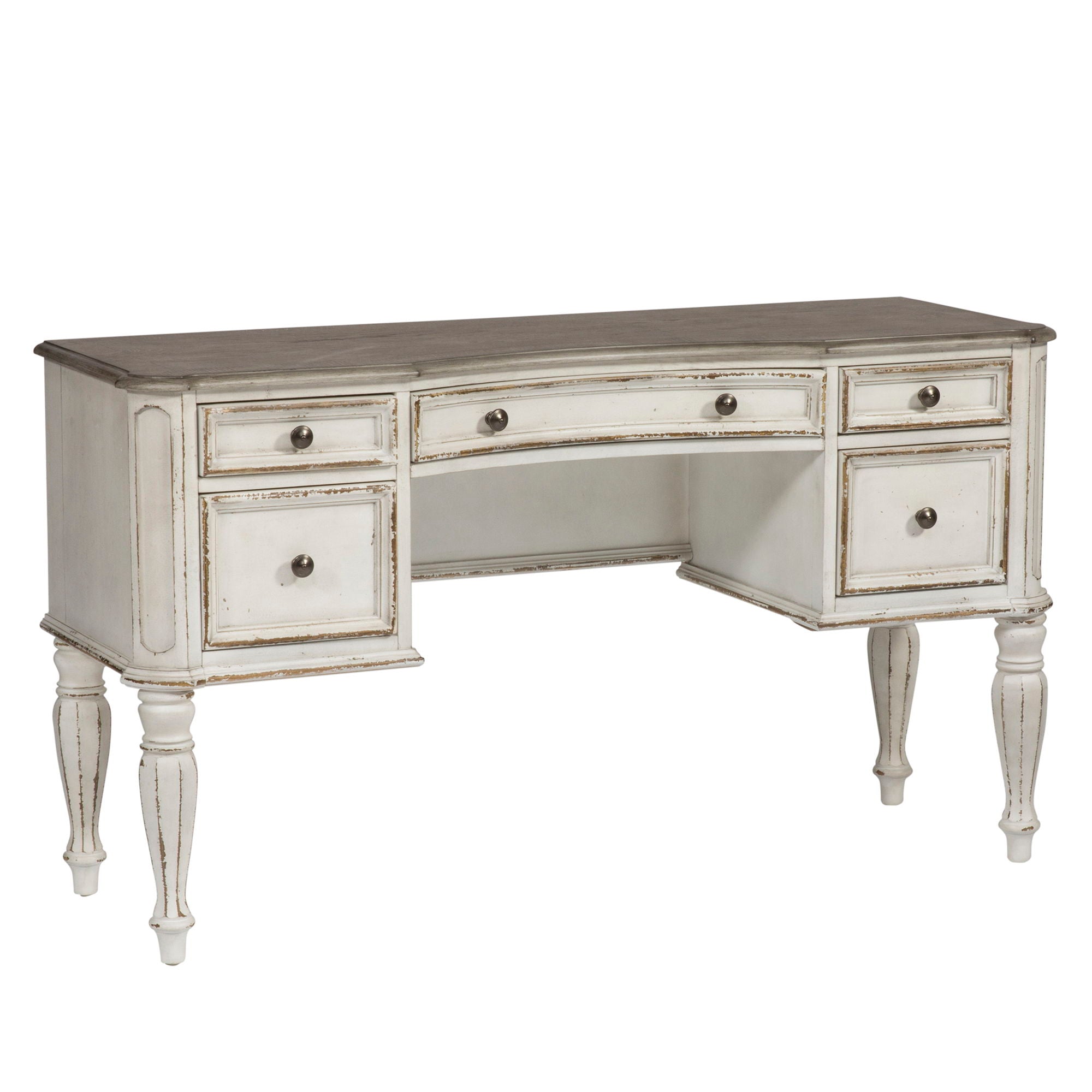 Liberty Furniture Magnolia Manor - Vanity Desk - White | Meri Furniture