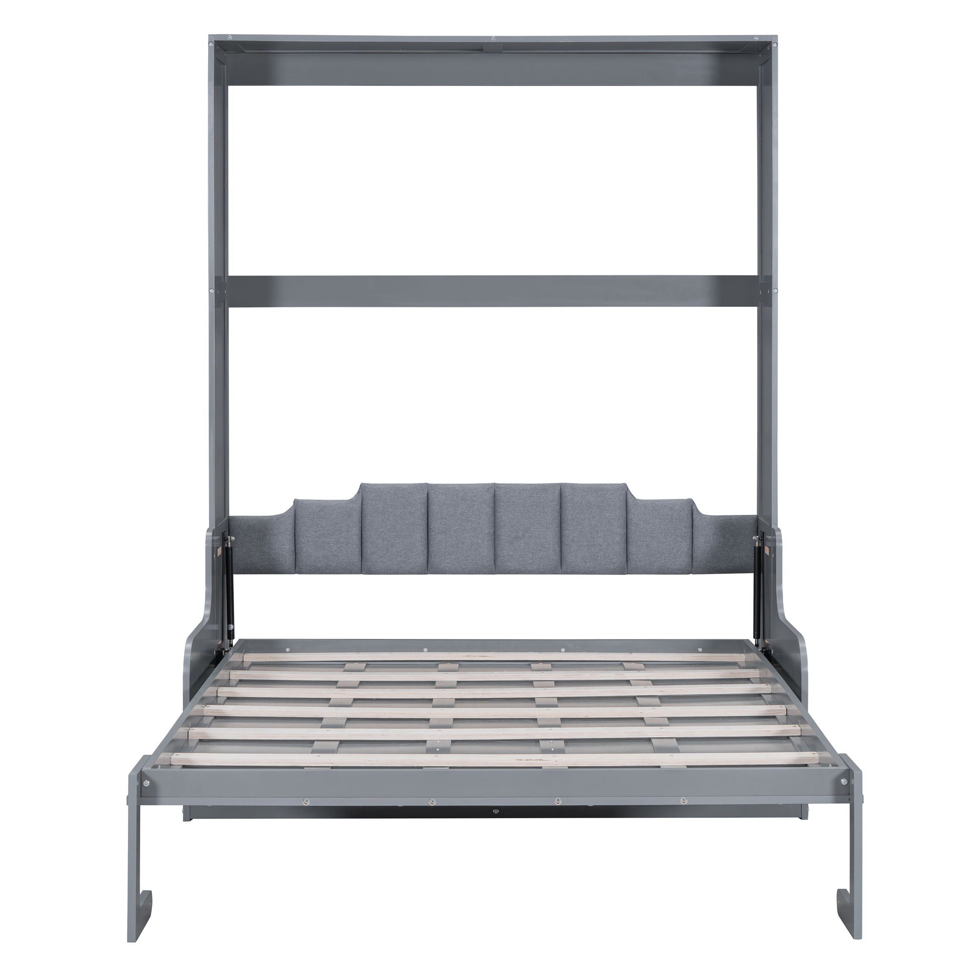 Murphy Wall Bed With Cushion, Space Saving Design, And Construction