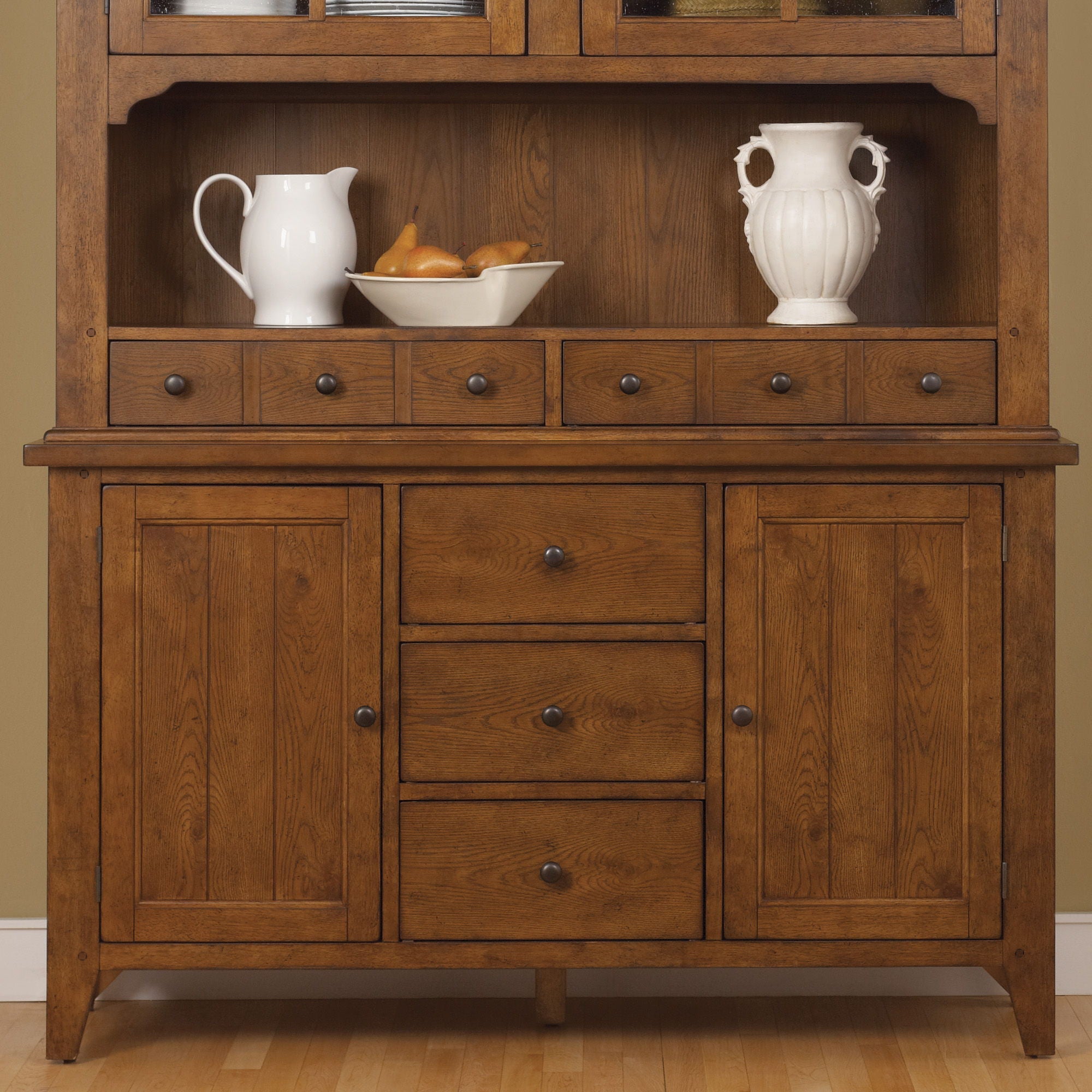 Liberty Furniture Hearthstone Ridge - Buffet - Light Brown | Meri Furniture