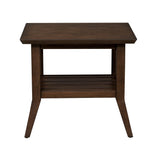 Liberty Furniture Ventura Blvd - Rectangular End Table - Dark Brown | Meri Furniture