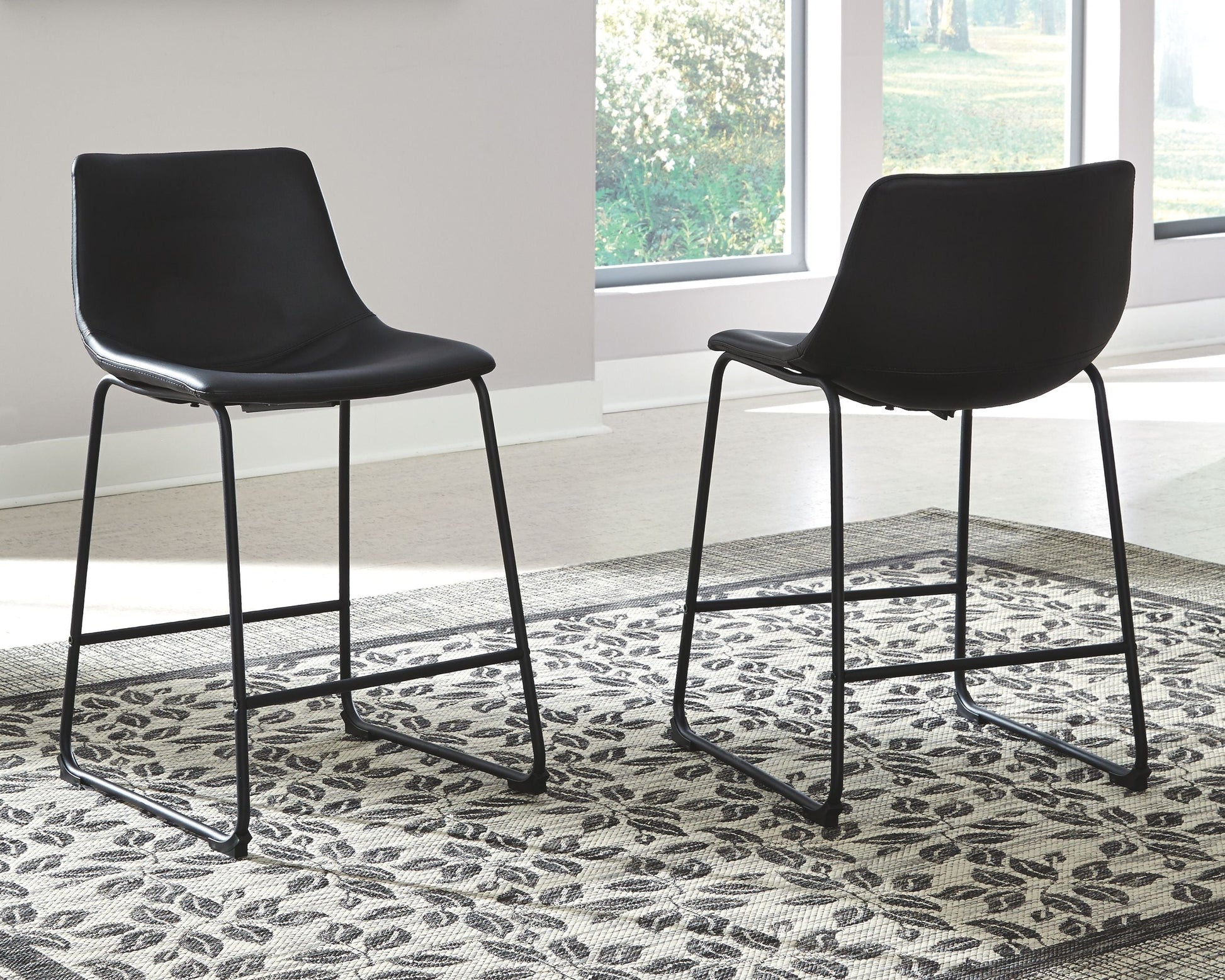 Signature Design by Ashley® Centiar - Upholstered Barstool (Set of 2) | Meri Furniture