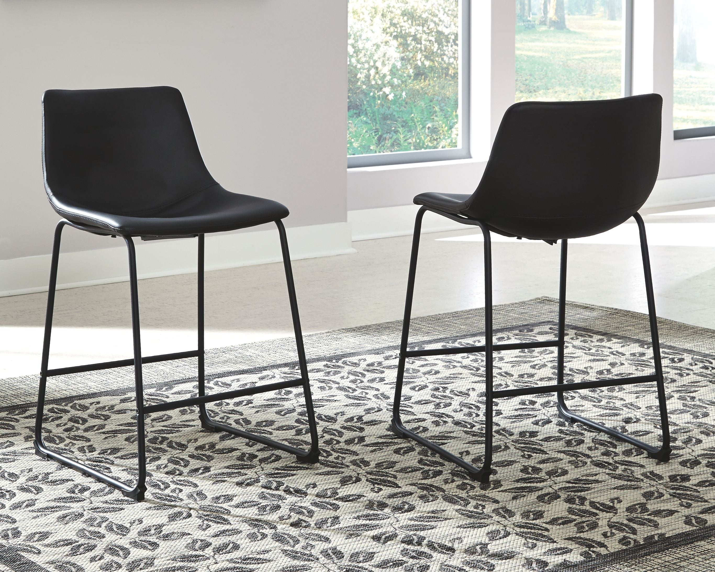 Signature Design by Ashley® Centiar - Upholstered Barstool (Set of 2) | Meri Furniture